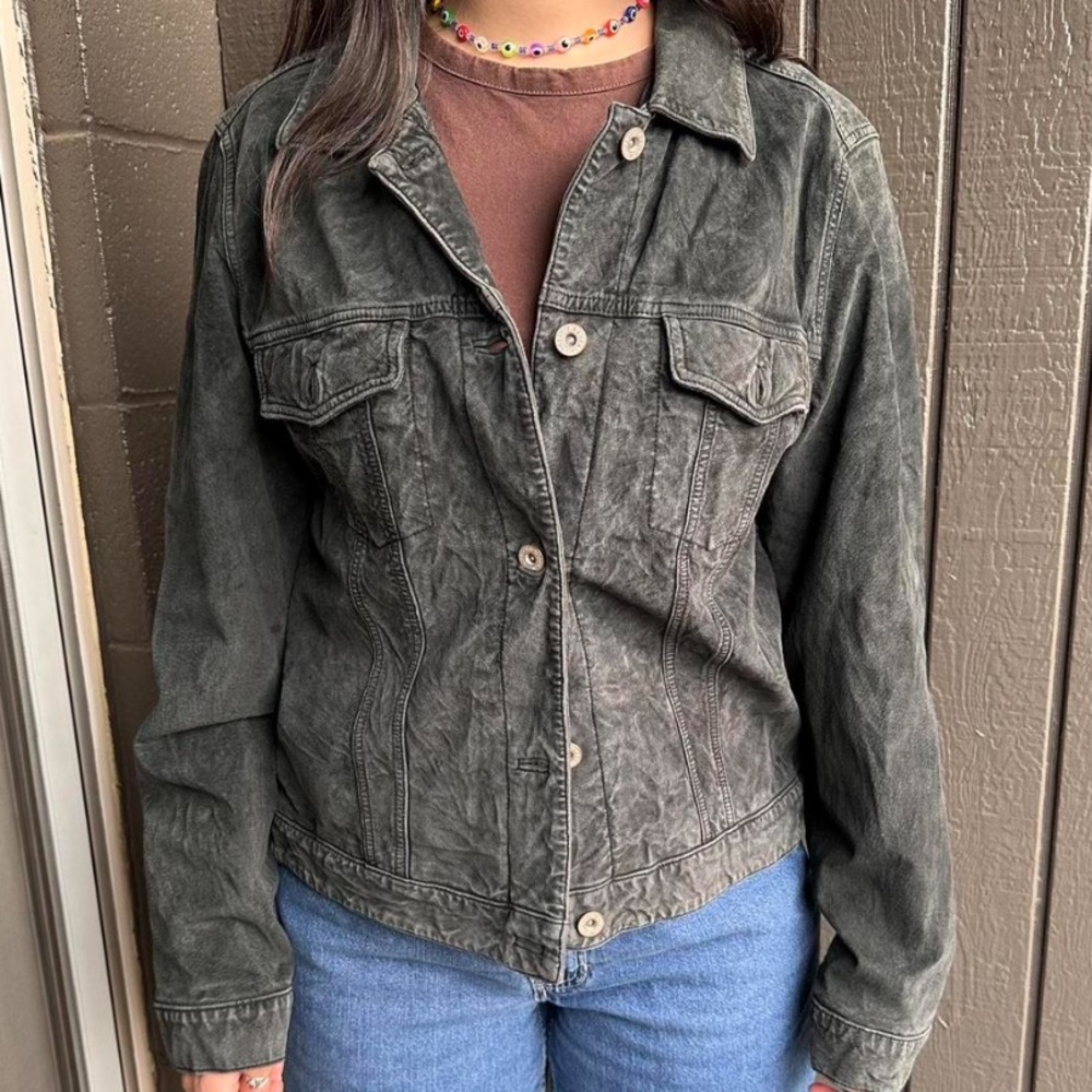 vintage suede jacket from eddie bauer 🩷